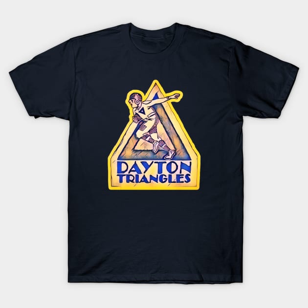 Dayton Triangles Football T-Shirt by Kitta’s Shop